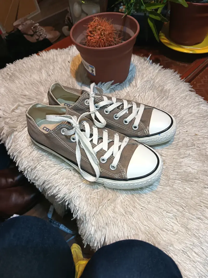 Zapatillas Converse grises clásicas unisex - 6