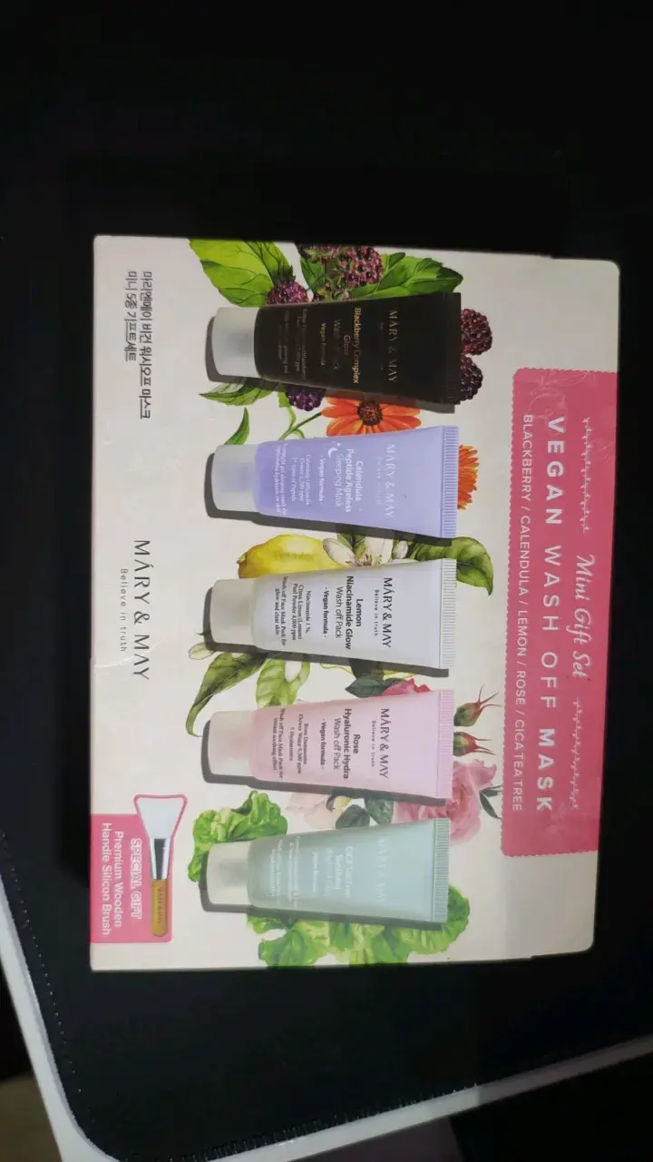 Set de Mascarillas Faciales Veganas Mary & May