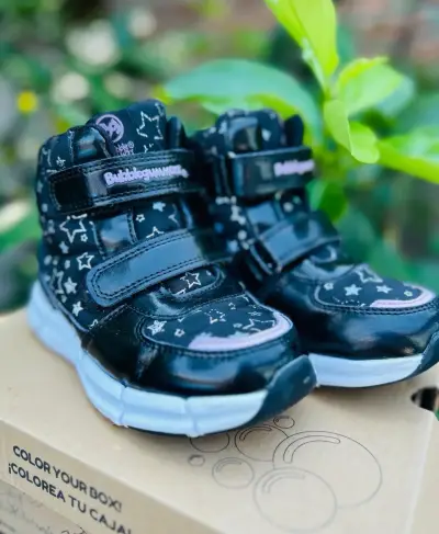 Botas negras Bubblegummers - miniatura 1