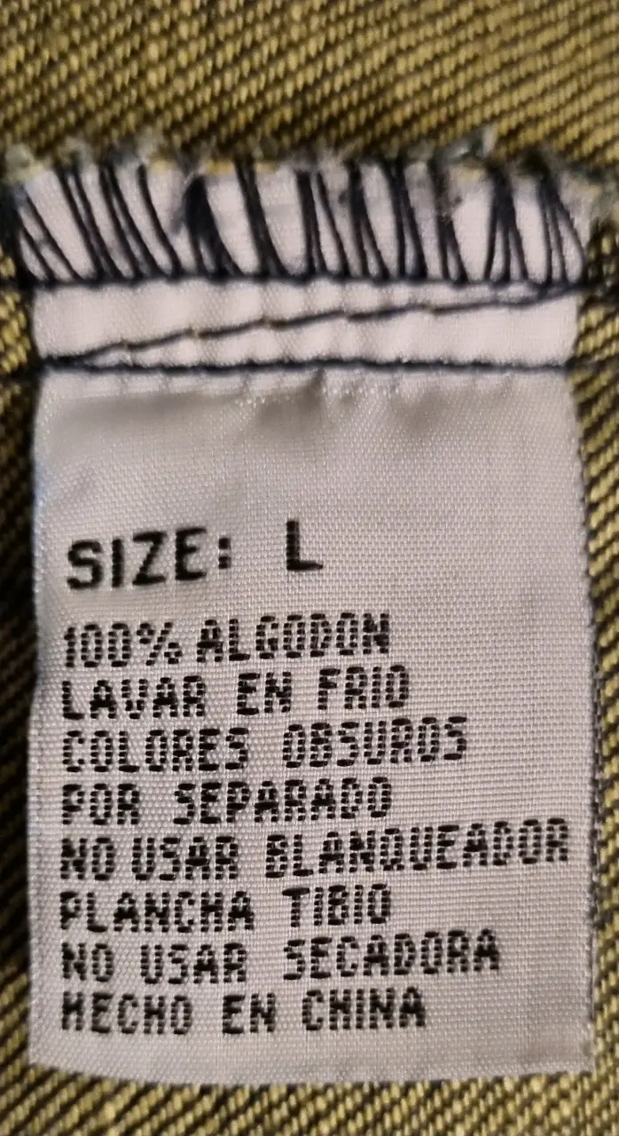 Chaqueta de mezclilla azul Unilay's talla L - 3