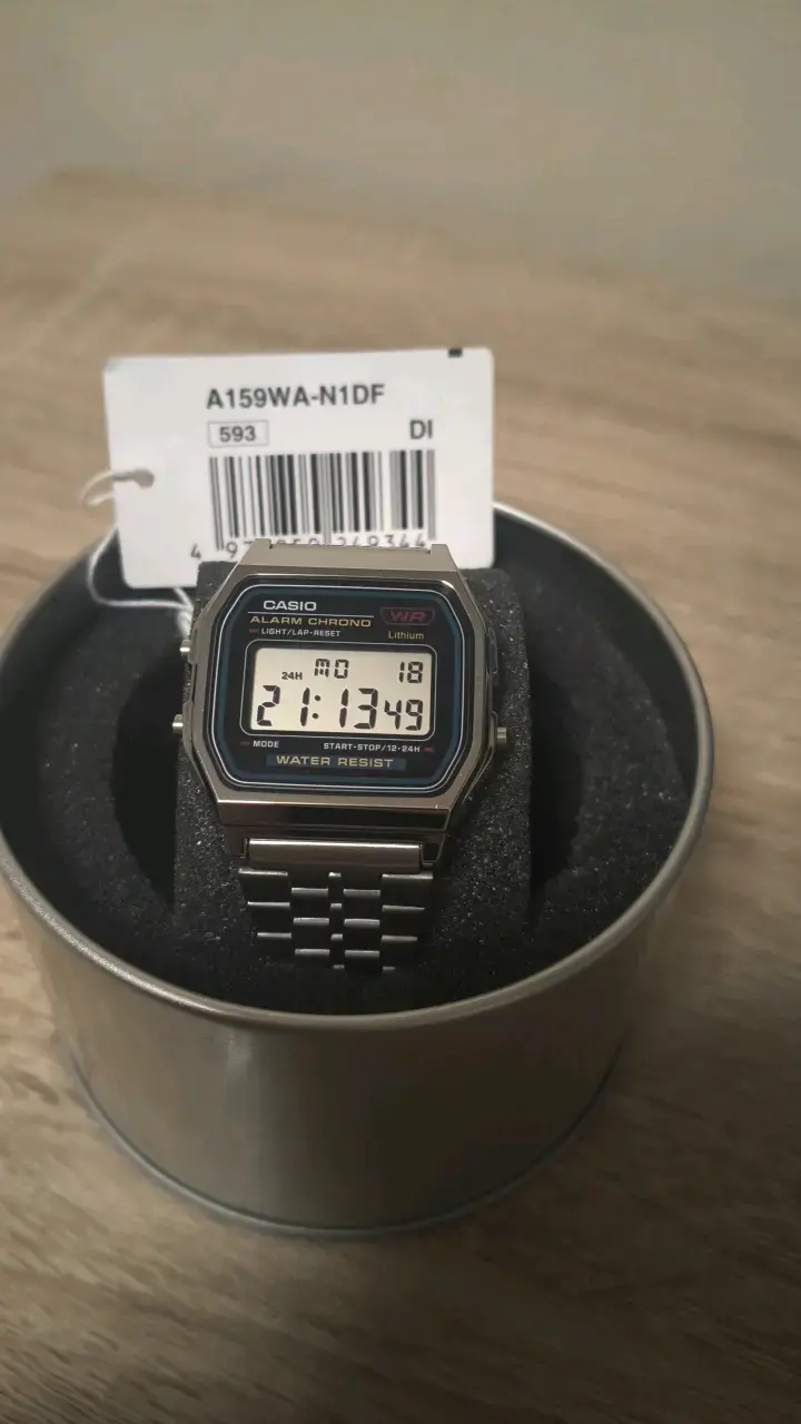 Reloj Casio Vintage A159WA-N1DF Acero Inoxidable - 1