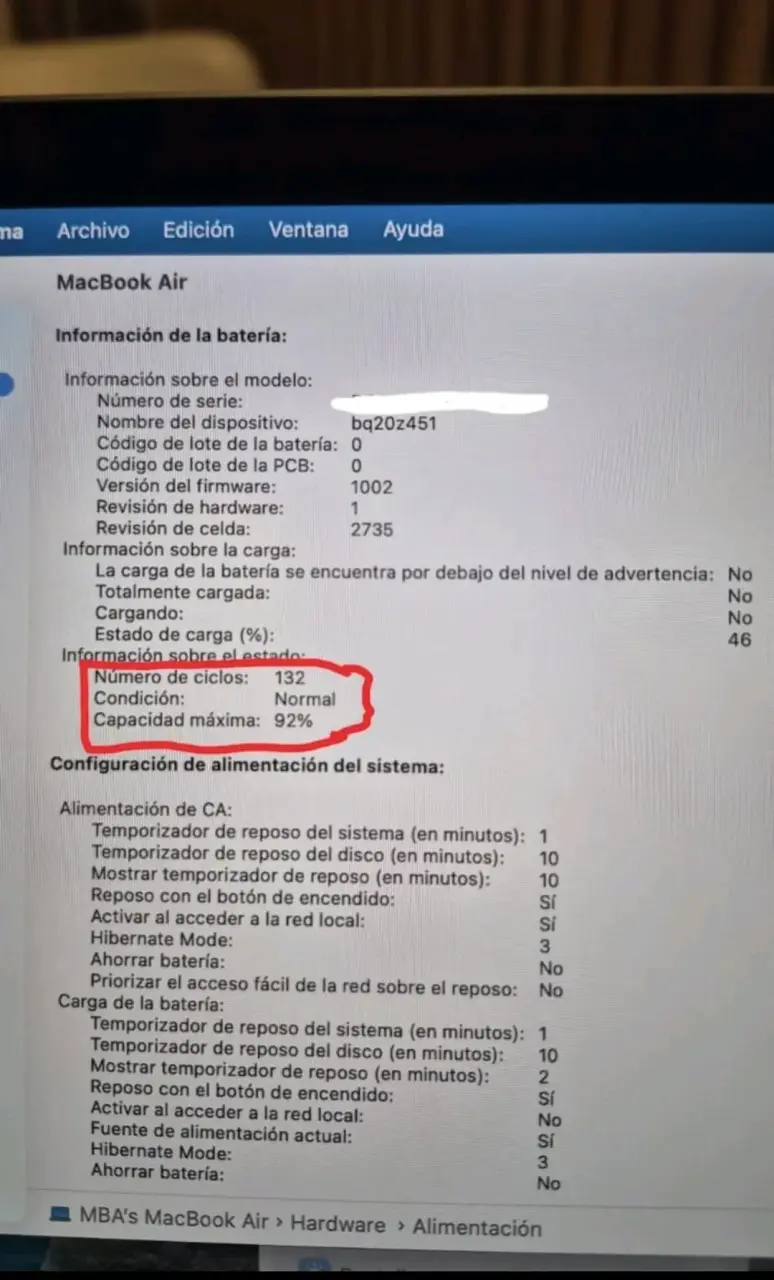 MacBook Air M1 2020 13.3 pulgadas 8GB RAM - 5