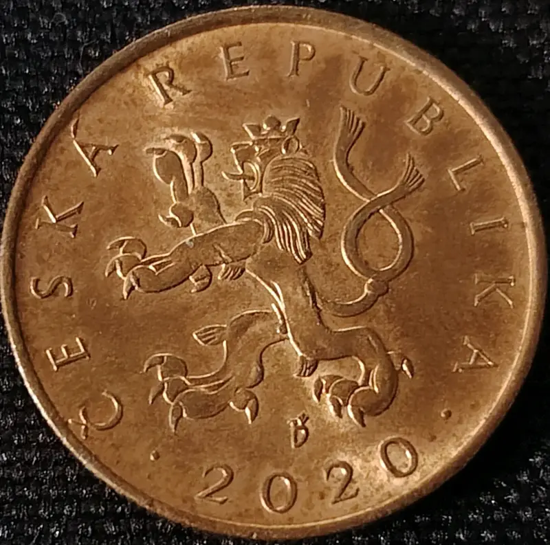 Moneda Checa de 10 Kč 2020 - 2
