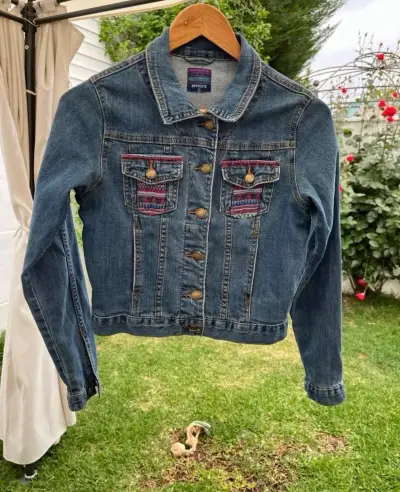 Chaqueta bordada Opposite - talla S - miniatura 2