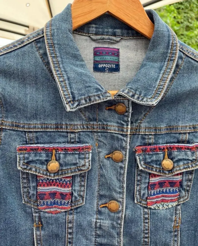 Chaqueta bordada Opposite - talla S - 3