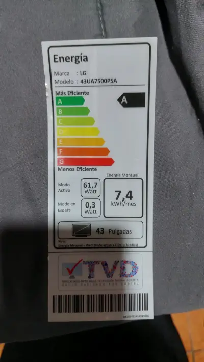 Televisor LG UHD 43 pulgadas con HDR10 Pro - miniatura 3