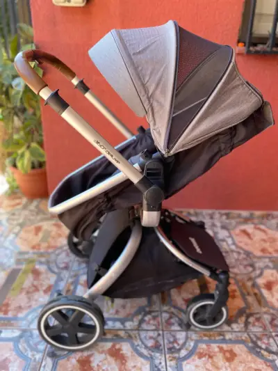 Coche de bebé Bebesit con moisés y silla de auto - miniatura 3