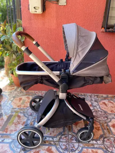 Coche de bebé Bebesit con moisés y silla de auto - miniatura 6