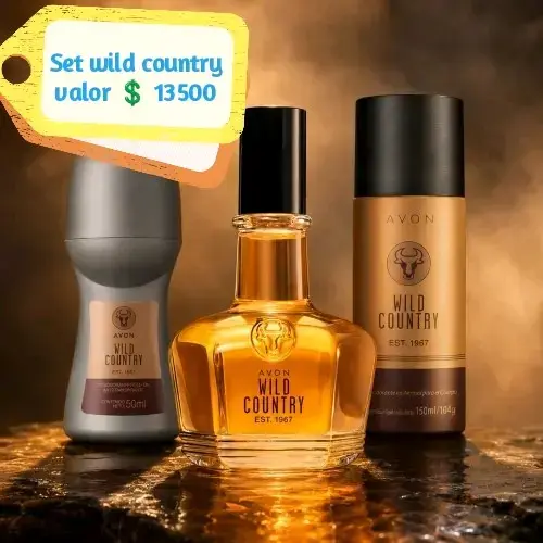 Set de Perfumes Avon Wild Country para Hombre