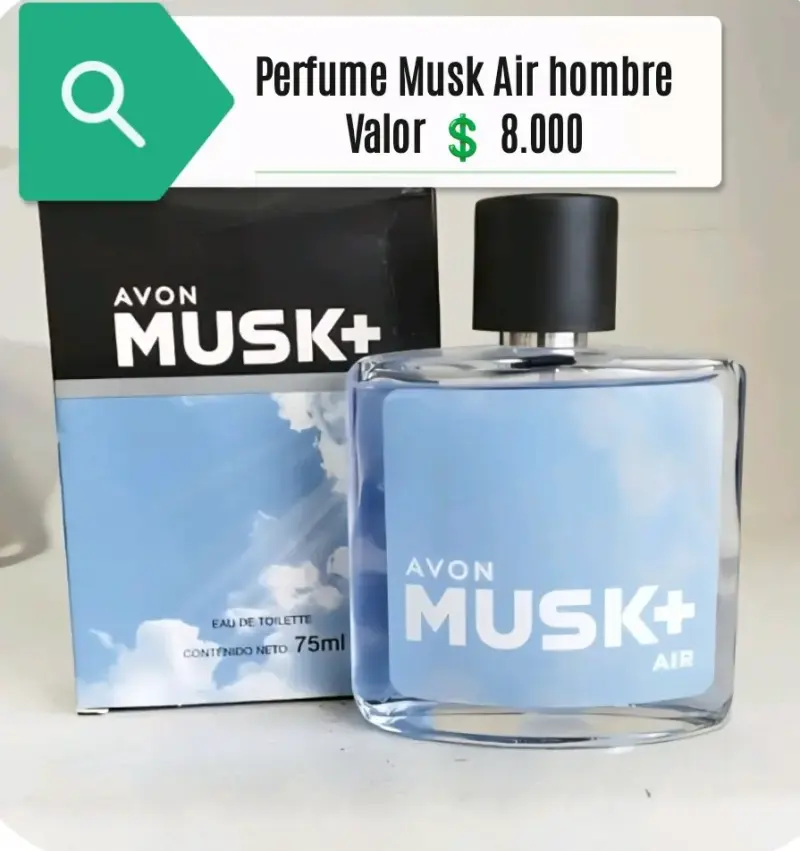 Perfume Avon Musk Air para Hombre 75ml
