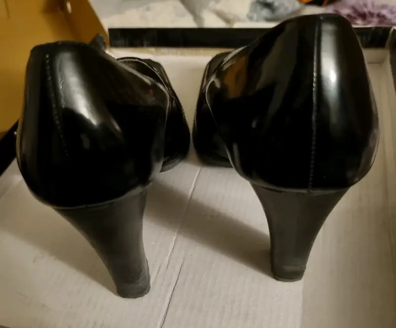 Zapatos de Tacón Negro con Hebilla Gacel - 3