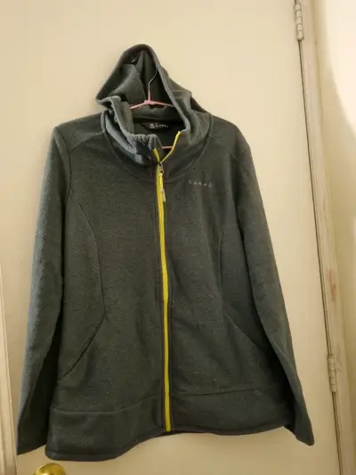 Chaqueta deportiva verde c/capucha para mujer Kann - miniatura 1
