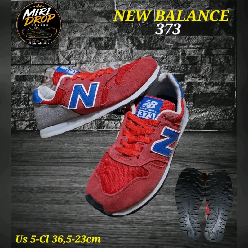 Zapatillas New Balance 373 rojas para mujer