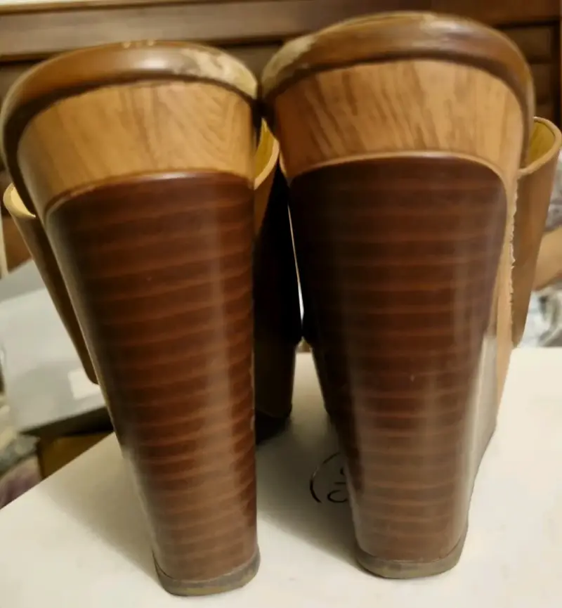 Sandalias de Cuña Marrón para Mujer - 4