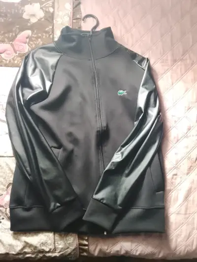 Polerón negro con logo Lacoste - miniatura 3