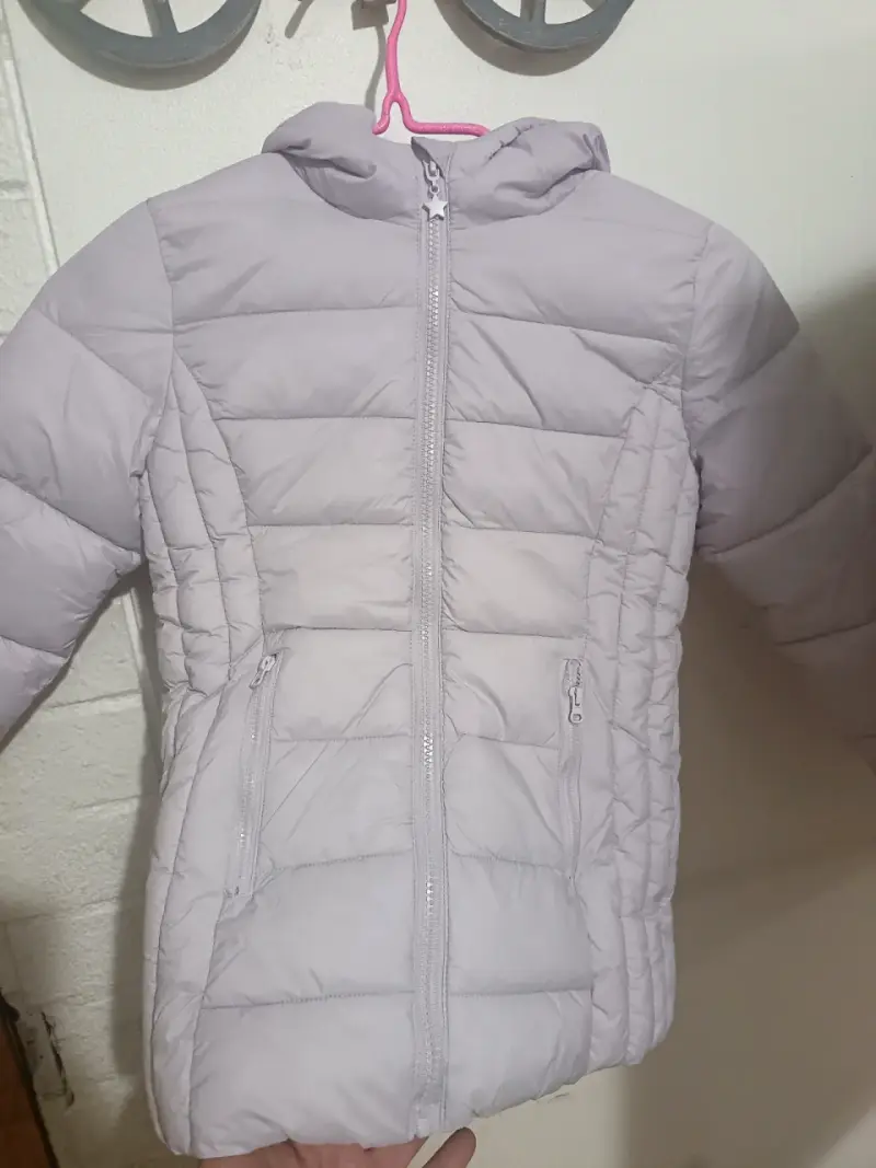 Parka acolchada para niña color lila - 2