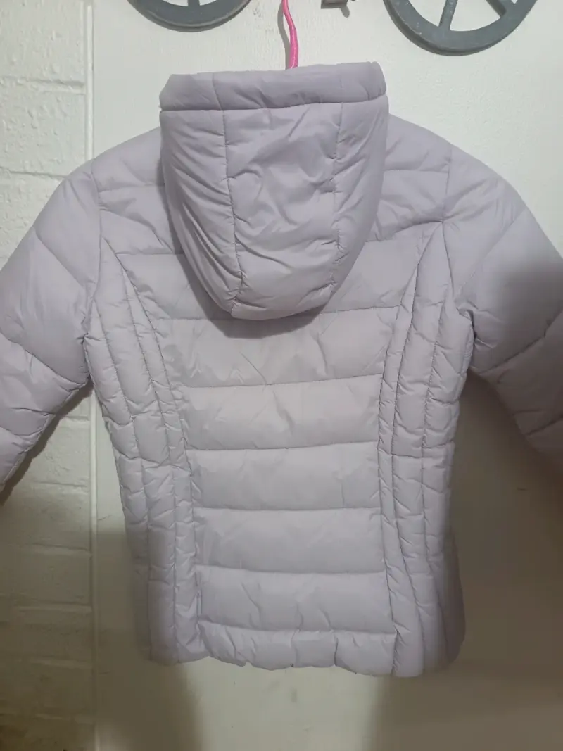Parka acolchada para niña color lila - 3