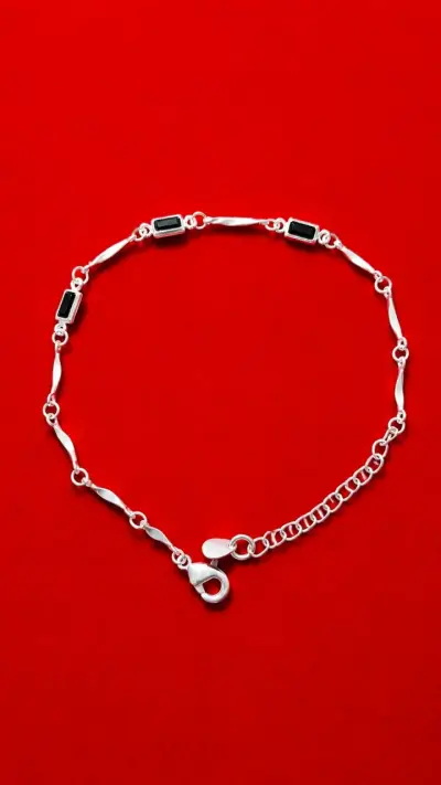 Pulsera de plata ley 925 - miniatura 5