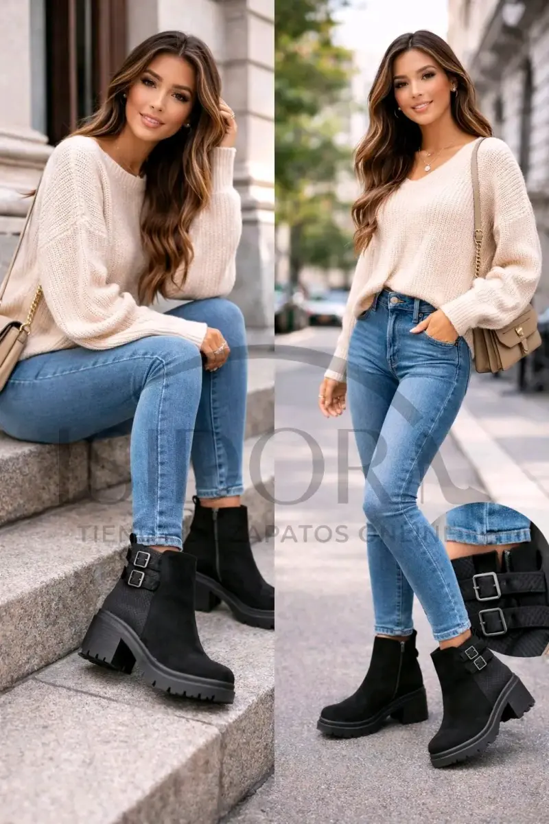 Botines negros