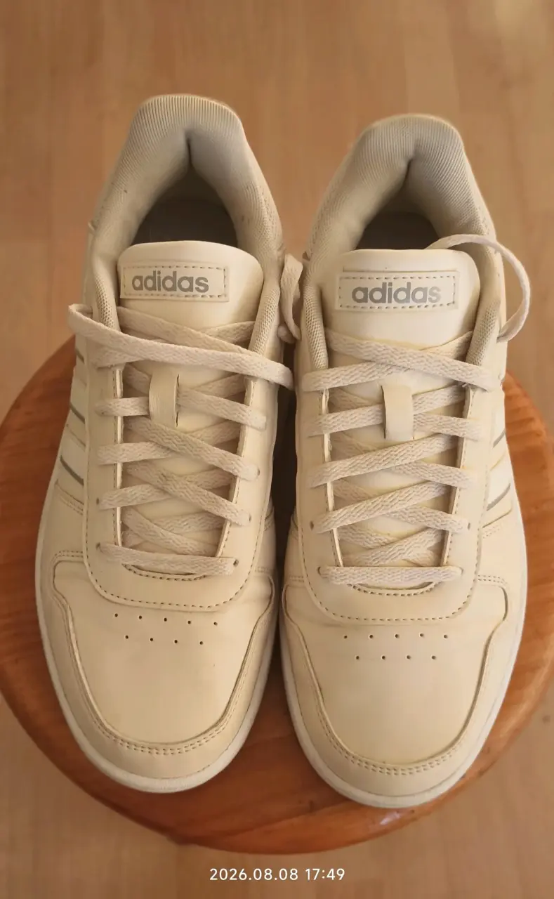 Zapatillas deportivas Adidas color crema - 3