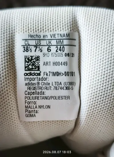 Zapatillas deportivas Adidas color crema - miniatura 6