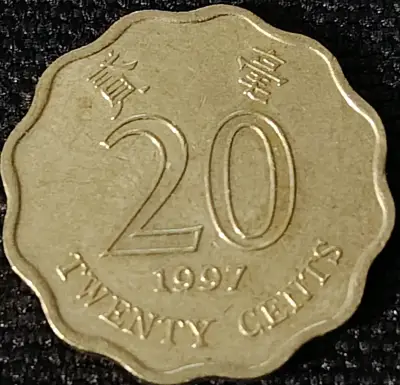 Moneda de 20 centavos de Hong Kong 1997 - miniatura 1