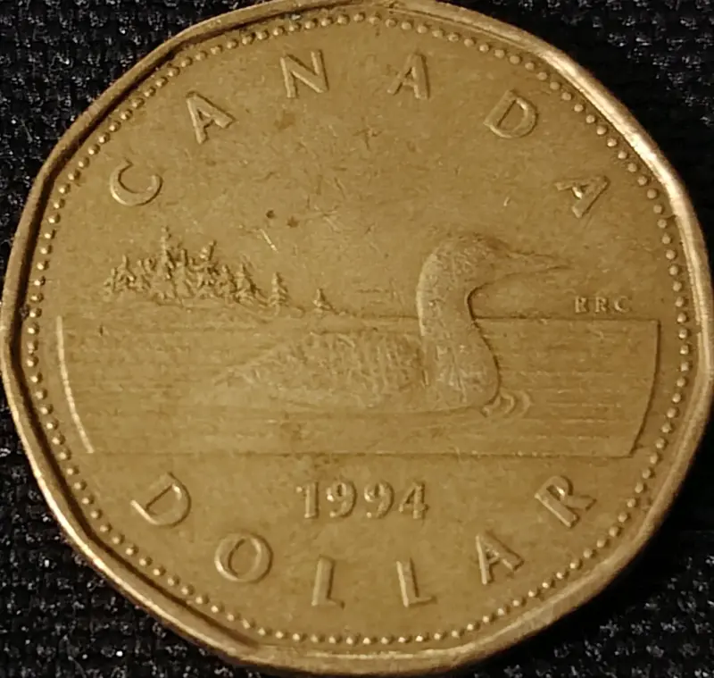 Moneda de dólar canadiense 1994