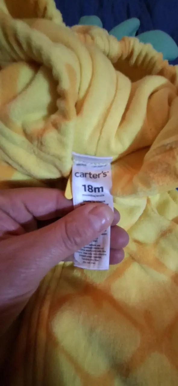 Disfraz de piña unisex Carters talla 18m. - 2