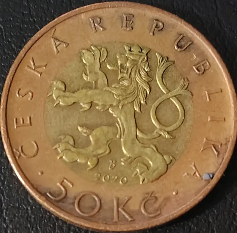 Moneda Checa 50 Kč 2020 Praga - 2