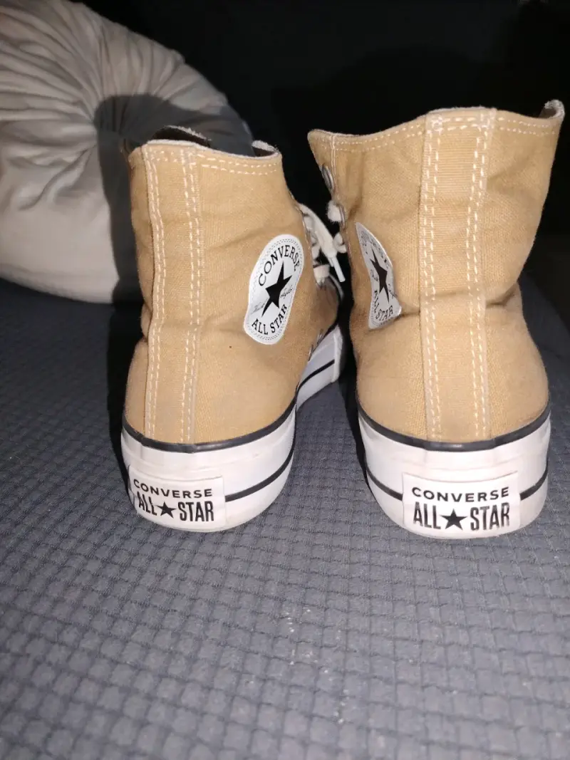 Zapatillas Converse All Star altas beige - 4