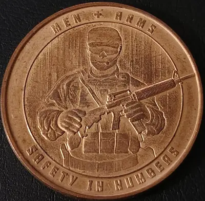 Moneda conmemorativa Men + Arms de cobre - miniatura 1