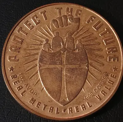 Moneda conmemorativa Men + Arms de cobre - miniatura 2