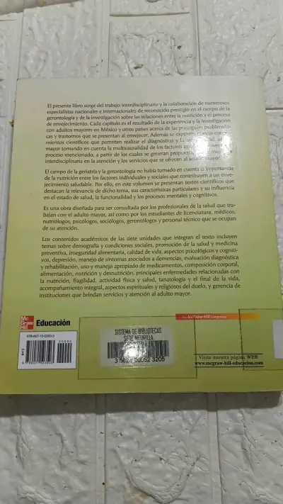 Libro Gerontología y Nutrición del Adulto Mayor - miniatura 2