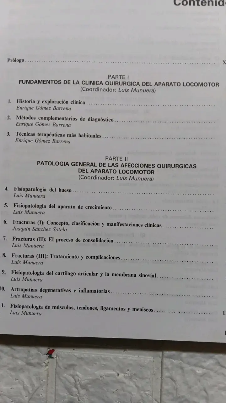 Libro Introducción a la Cirugía Ortopédica de L. Munuera - 3