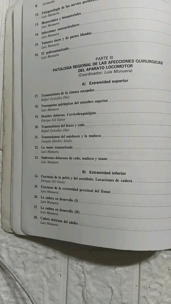 Libro Introducción a la Cirugía Ortopédica de L. Munuera - 4