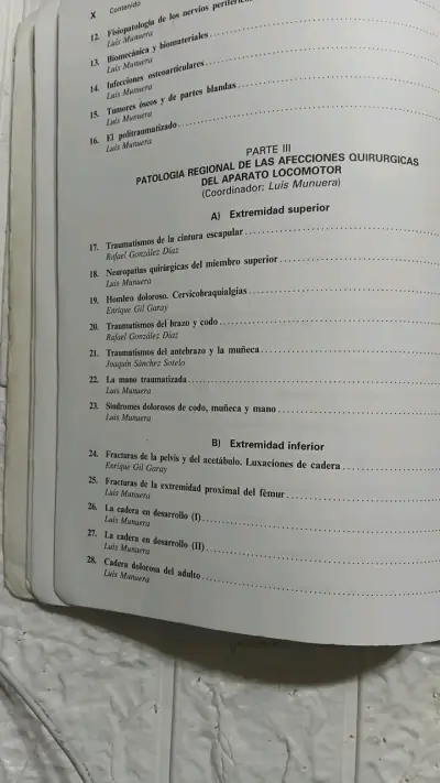 Libro Introducción a la Cirugía Ortopédica de L. Munuera - miniatura 4