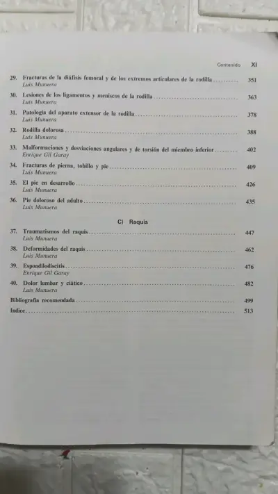 Libro Introducción a la Cirugía Ortopédica de L. Munuera - miniatura 5