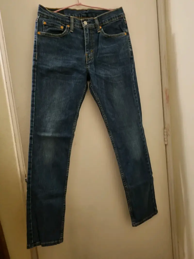 Jeans de mezclilla azul Levi's para hombre - 3