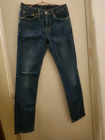 Jeans de mezclilla azul Levi's para hombre - miniatura 3