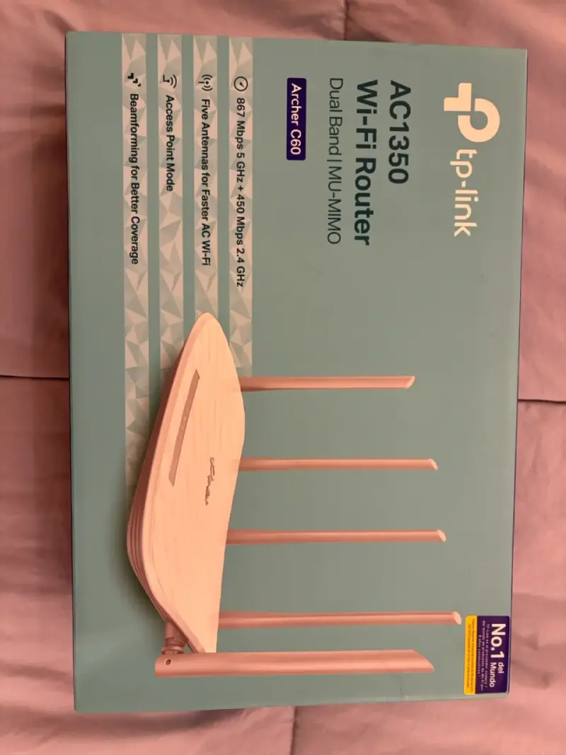 Router Wi-Fi TP-Link AC1350 Archer C60 Dual Band