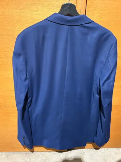 Blazer azul marino para hombre Zara - miniatura 2
