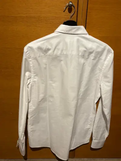 Camisa Blanca de Algodón Zara Talla M - miniatura 2