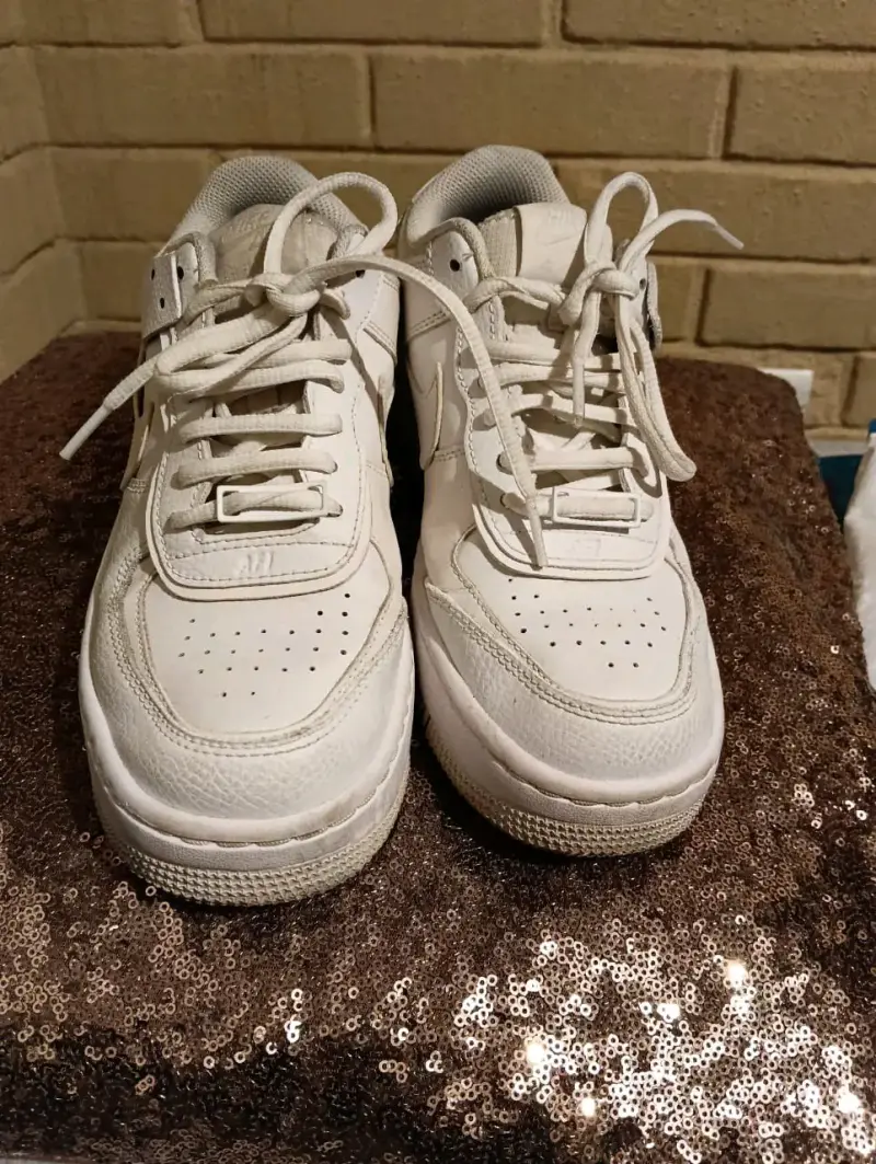 Zapatillas deportivas blancas de cuero para hombre - 1