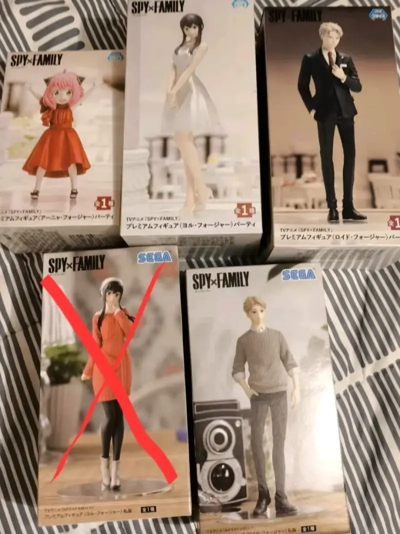 Figuras de colección Spy x Family de SEGA