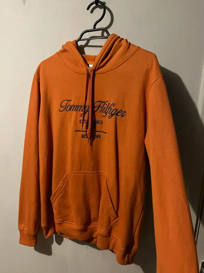 Polerón con capucha Tommy Hilfiger naranja