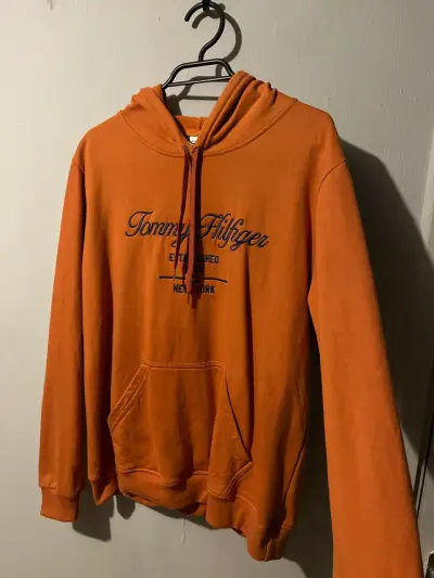 Polerón con capucha Tommy Hilfiger naranja - miniatura 1