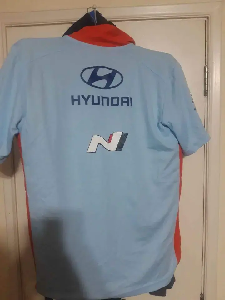 Polera Polo Hyundai Motorsport Azul Claro - 2
