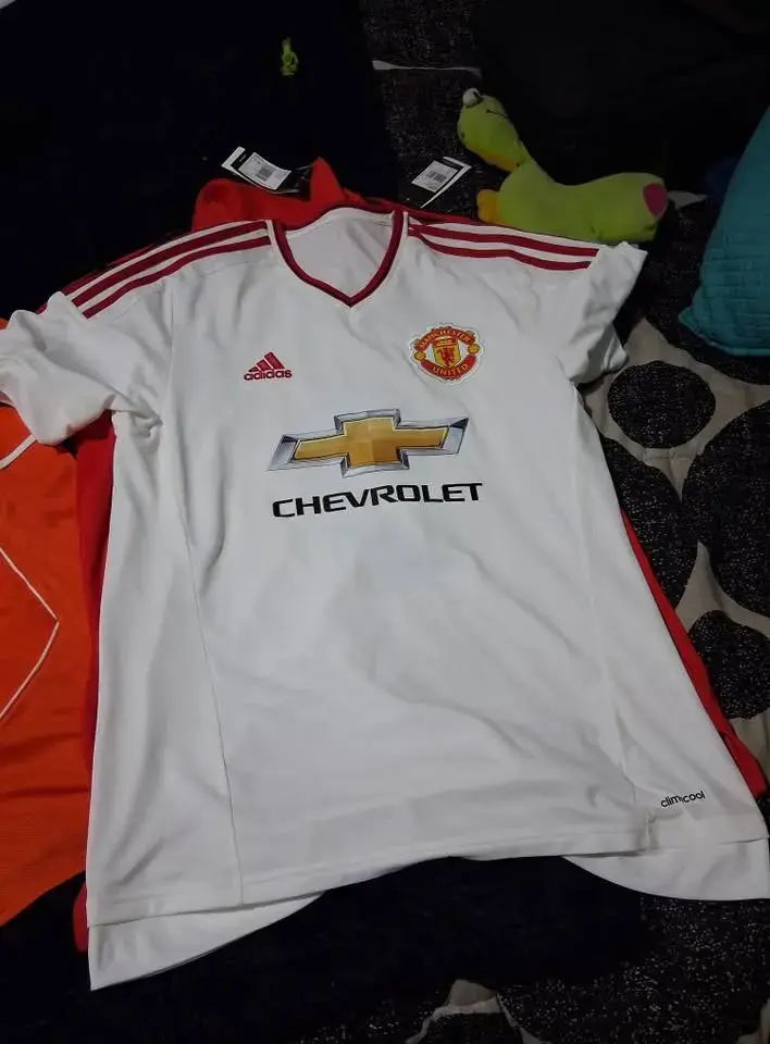 Camiseta Manchester United Ibrahimovic Adidas Blanca - 1