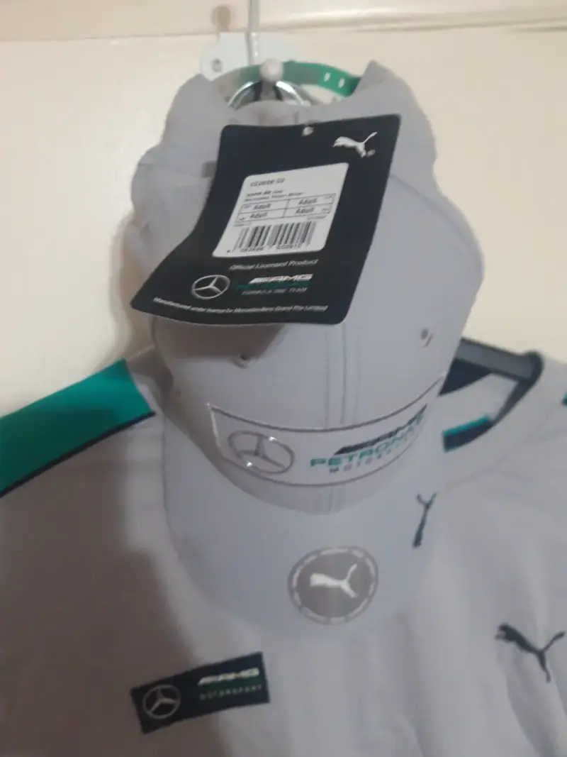 Polera y gorra Puma Mercedes AMG Petronas gris - 4