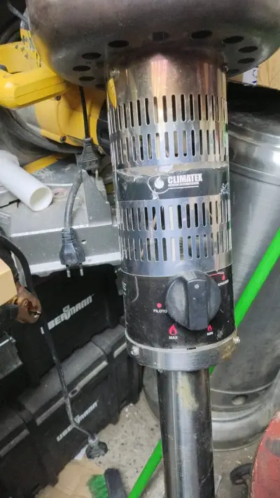 Estufa calefactor exterior de acero inoxidable - miniatura 3